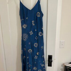 Realisation Par The 1996 Silk Midi Dress in Zodiac S